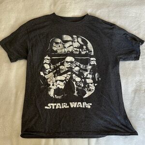 Star Wars Dark Gray Logo Tee